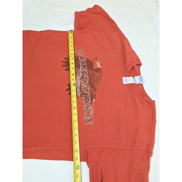 2004 Harley Davidson T Shirt Size XL Harley Davidson Shop Orange Goldsboro NC - Picture 7 of 16